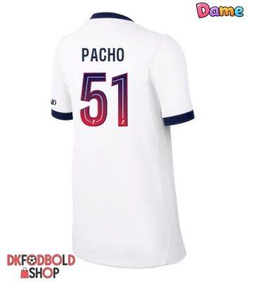 Paris Saint-Germain Willian Pacho #51 Udebanetrøje Dame 2026-27 Kort ærmer Paris Saint-Germain Willian Pacho #51 Udebanetrøje Dame 2026-27 Kort ærmer